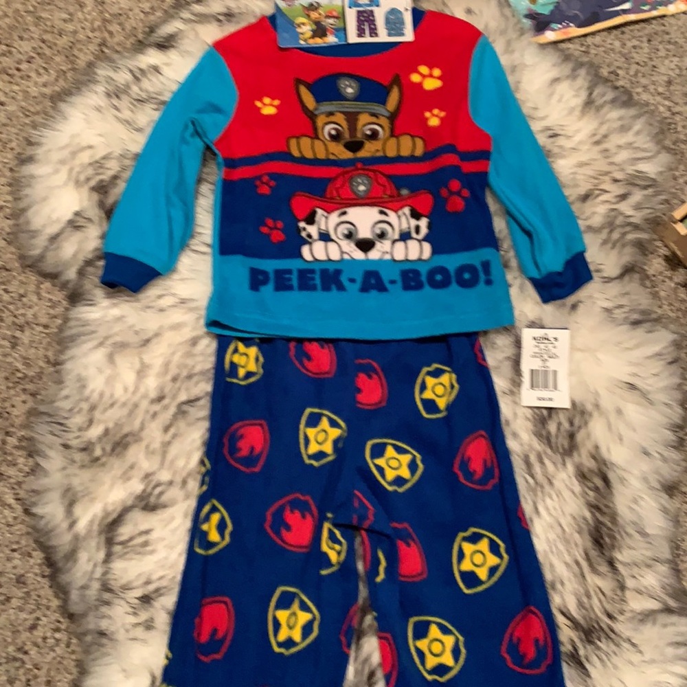 Nickelodeon Paw Patrol fleece Pajamas boys 2T